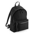 Black - Front - Bagbase Recycled Backpack