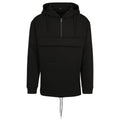 Black - Front - Build Your Brand Unisex Adult Pullover Hoodie