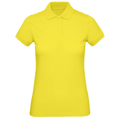 Solar Yellow - Front - B&C Womens-Ladies Inspire Polo Shirt