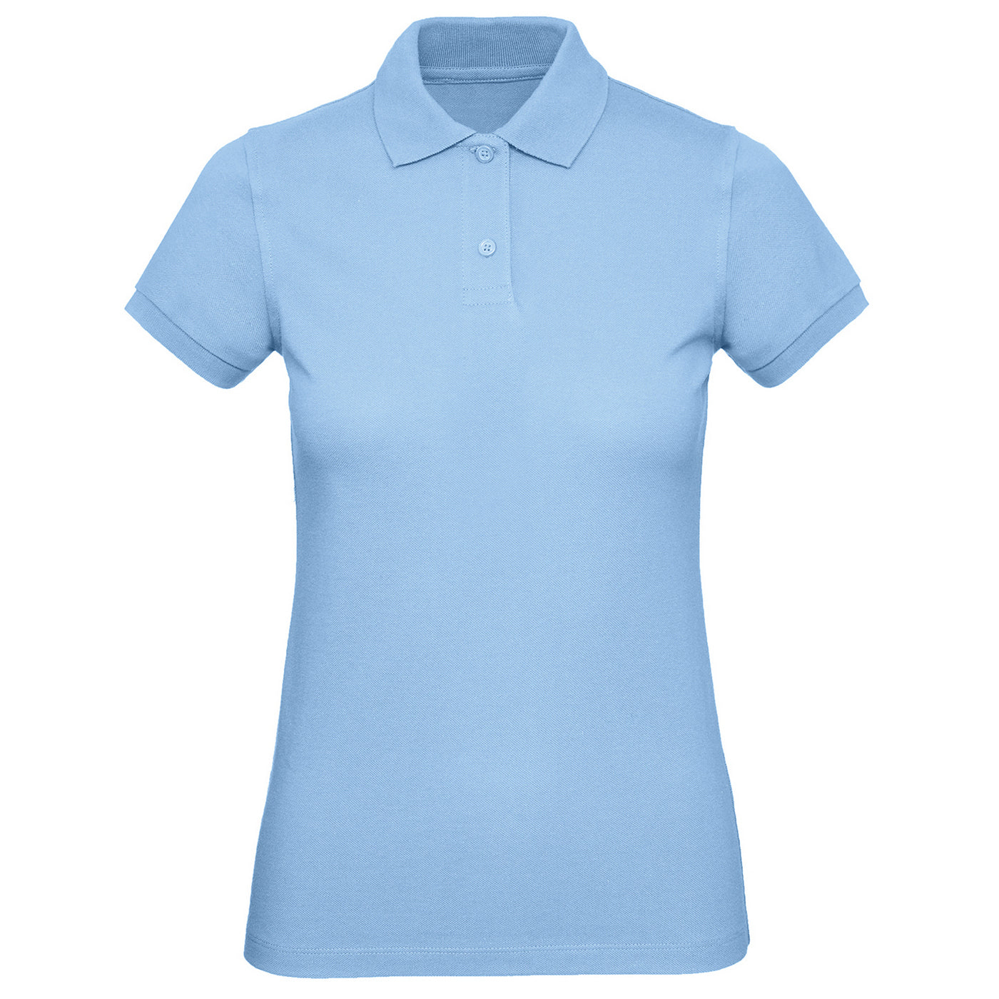 Sky Blue - Front - B&C Womens-Ladies Inspire Polo Shirt