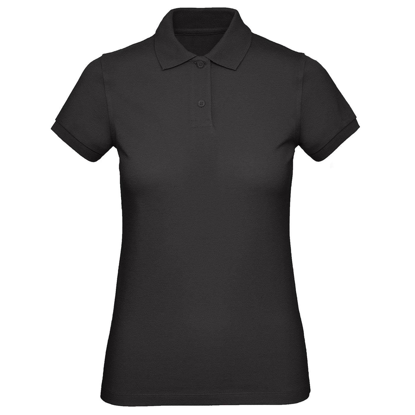Black - Front - B&C Womens-Ladies Inspire Polo Shirt
