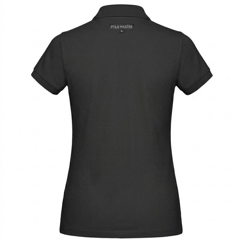 Black - Back - B&C Womens-Ladies Inspire Polo Shirt