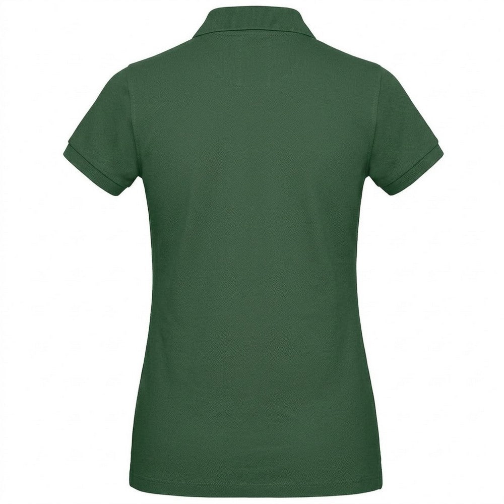 Bottle Green - Back - B&C Womens-Ladies Inspire Polo Shirt