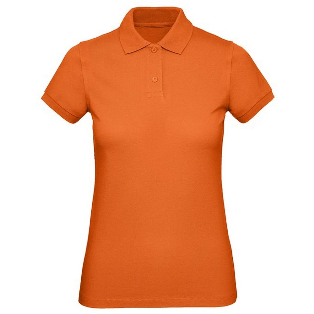 Urban Orange - Front - B&C Womens-Ladies Inspire Polo Shirt