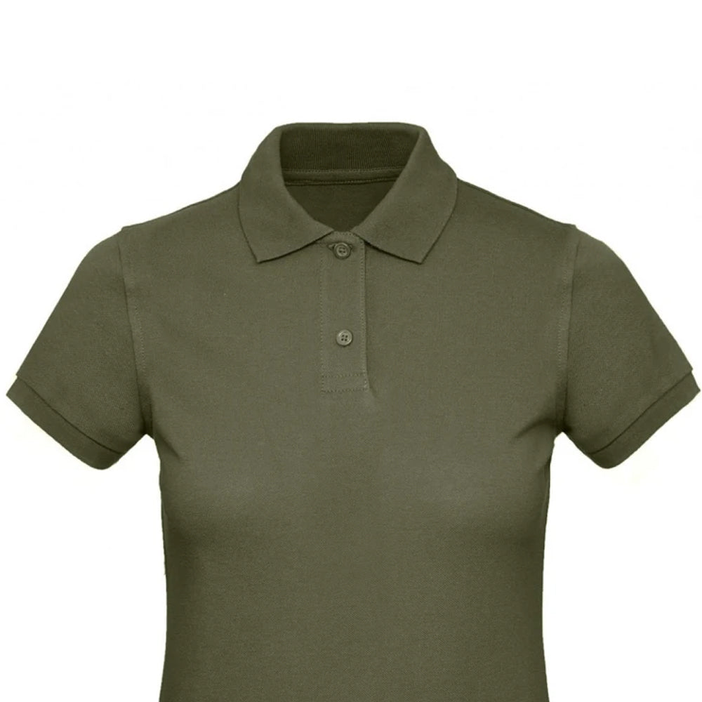 Urban Khaki - Back - B&C Womens-Ladies Inspire Polo Shirt
