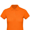 Orange - Back - B&C Womens-Ladies Inspire Polo Shirt