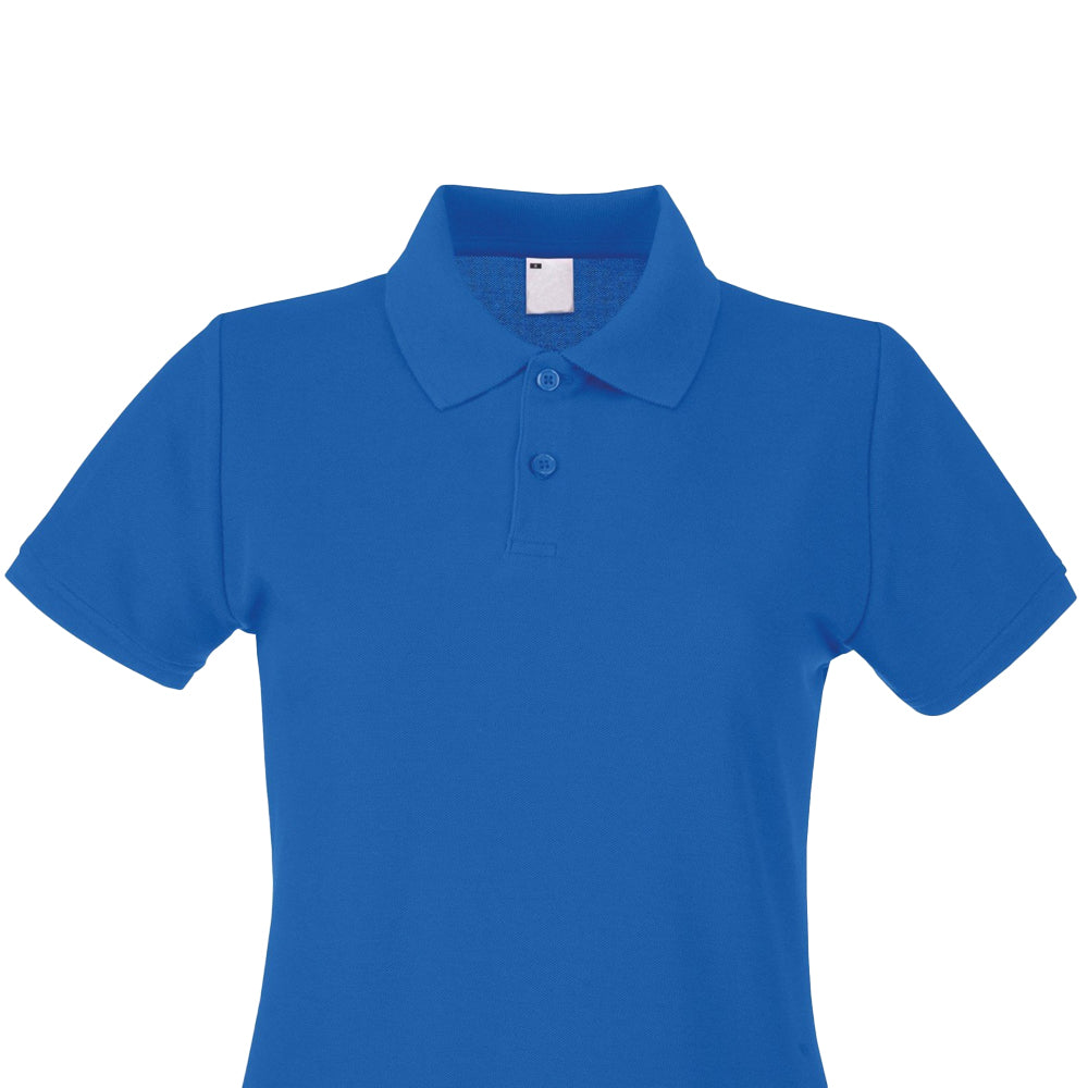 Cobalt Blue - Back - B&C Womens-Ladies Inspire Polo Shirt