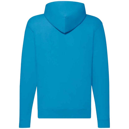 Azure Blue - Back - Fruit of the Loom Unisex Adult Classic Hoodie