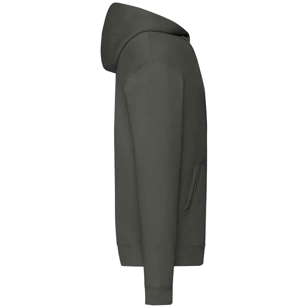 Light Graphite - Side - Fruit of the Loom Unisex Adult Classic Hoodie