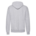Grey Heather - Back - Fruit of the Loom Unisex Adult Classic Hoodie