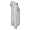 Grey Heather - Side - Fruit of the Loom Unisex Adult Classic Hoodie