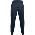 Academy Blue-Onyx White - Front - Under Armour Mens Rival Jogging Bottoms