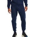 Academy Blue-Onyx White - Side - Under Armour Mens Rival Jogging Bottoms