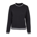 Black-White - Front - Build Your Brand Womens-Ladies Sweatshirt