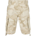 Storm Grey - Back - Build Your Brand Mens Cargo Shorts