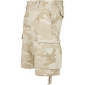 Storm Grey - Side - Build Your Brand Mens Cargo Shorts