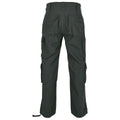 Dark Anthracite - Back - Build Your Brand Mens Pure Vintage Cargo Trousers