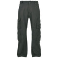 Dark Anthracite - Front - Build Your Brand Mens Pure Vintage Cargo Trousers