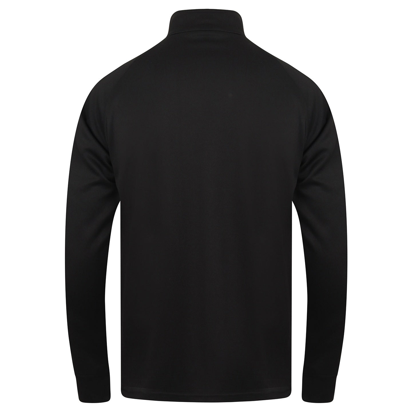 Black-White - Back - Finden & Hales Womens-Ladies Track Top