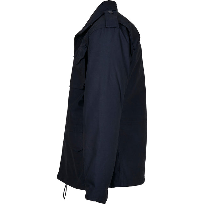 Navy - Side - Build Your Brand Mens M65 Jacket