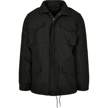 Black - Front - Build Your Brand Mens M65 Jacket