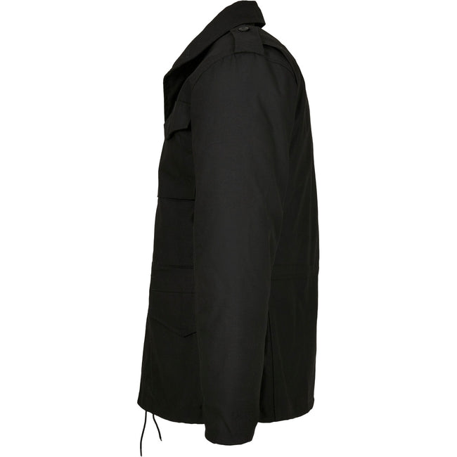 Black - Side - Build Your Brand Mens M65 Jacket