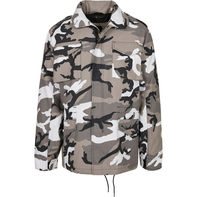 Urban Purple - Front - Build Your Brand Mens M65 Jacket