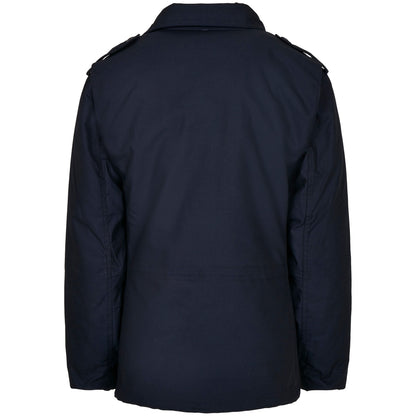Navy - Back - Build Your Brand Mens M65 Jacket