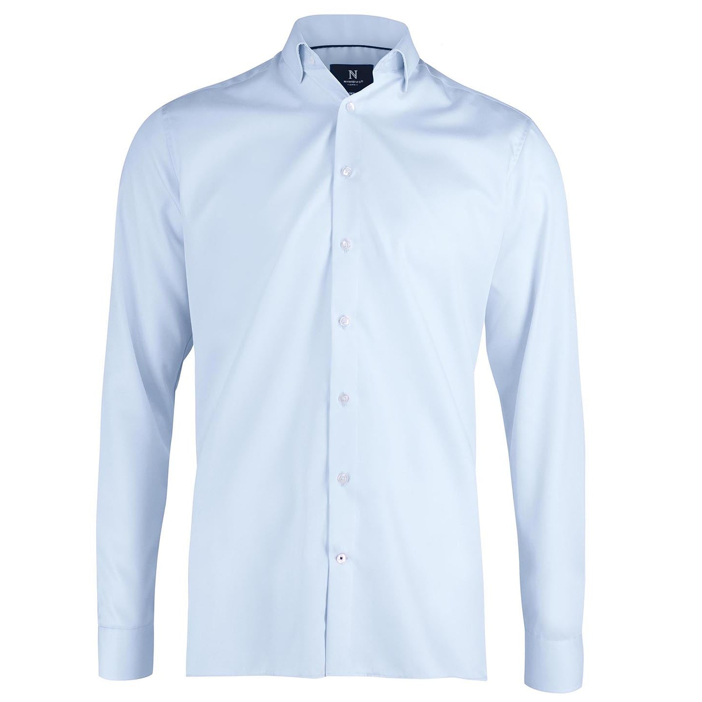 Light Blue - Front - Nimbus Unisex Adult Portland Shirt