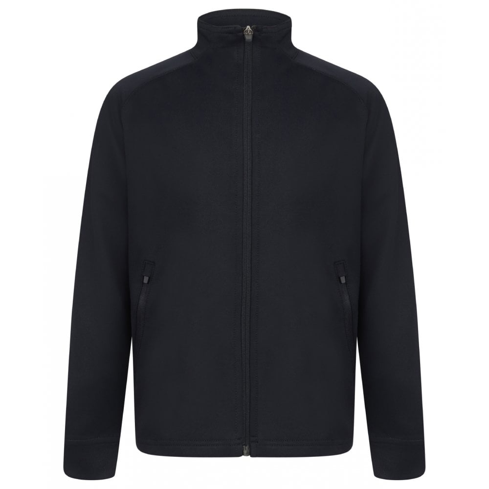 Navy - Front - Finden & Hales Childrens-Kids Track Top