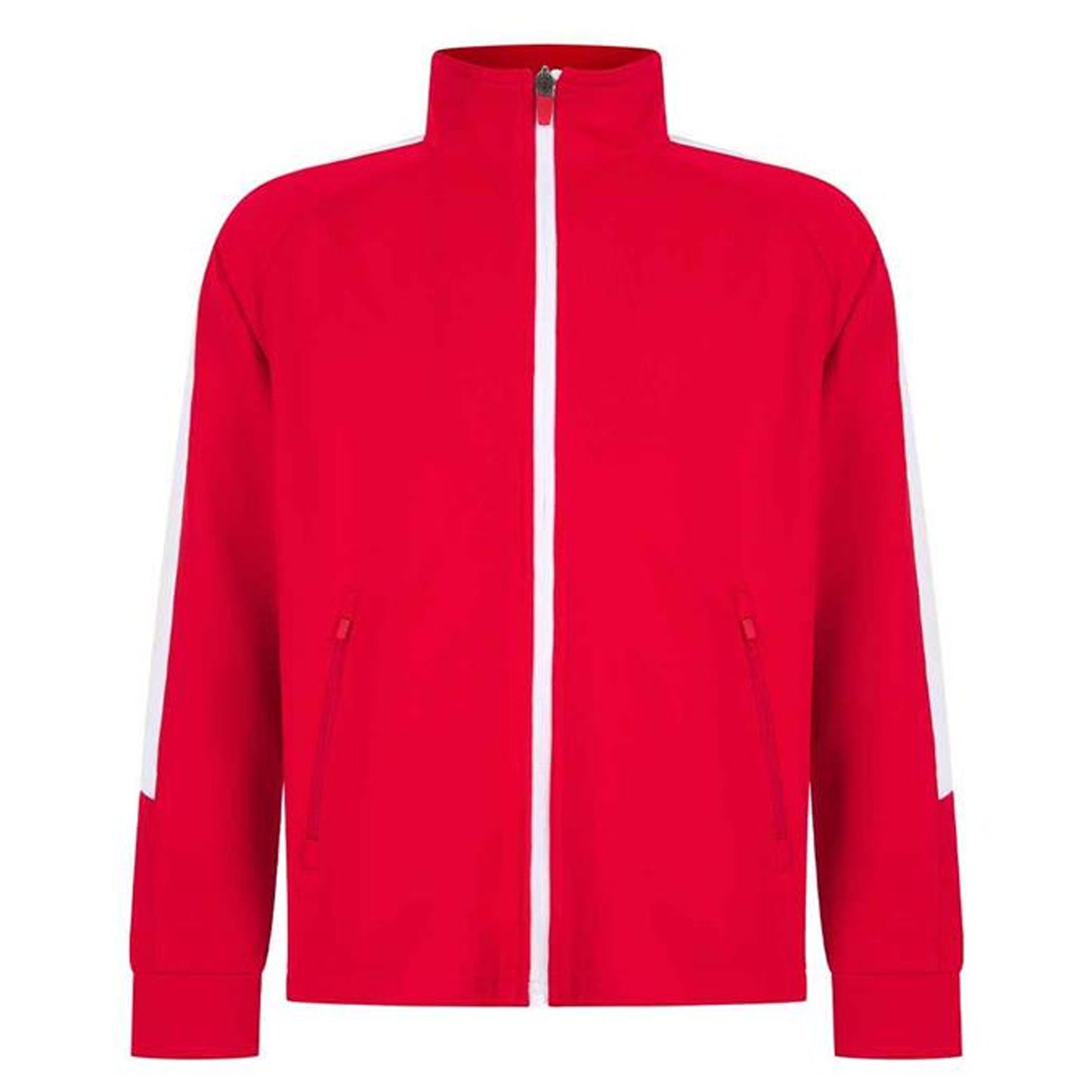 Red-White - Front - Finden & Hales Childrens-Kids Track Top