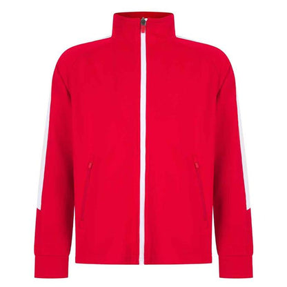 Red-White - Front - Finden & Hales Childrens-Kids Track Top