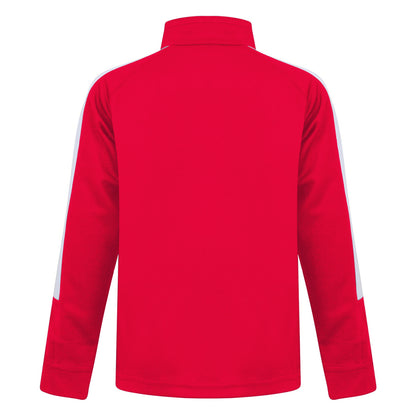 Red-White - Back - Finden & Hales Childrens-Kids Track Top