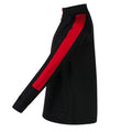 Black-Red - Side - Finden & Hales Childrens-Kids Track Top