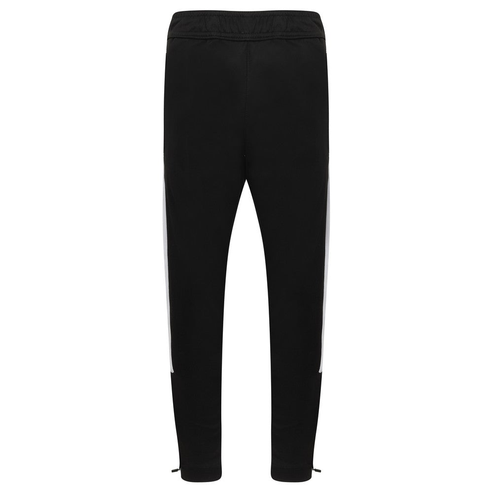 Black-White - Front - Finden & Hales Childrens-Kids Tracksuit Bottoms