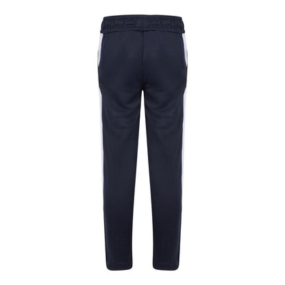 Navy-White - Back - Finden & Hales Childrens-Kids Tracksuit Bottoms