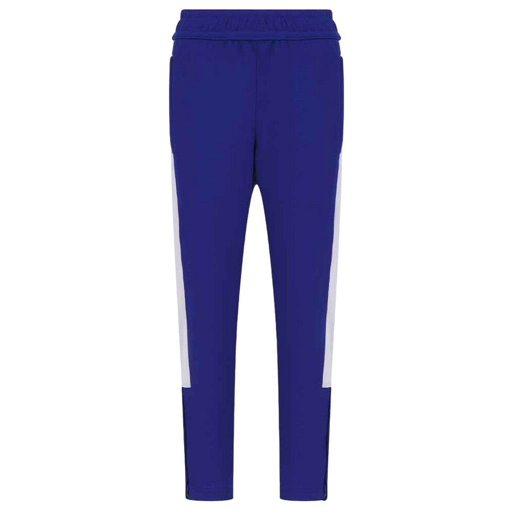 Royal Blue-White - Front - Finden & Hales Childrens-Kids Tracksuit Bottoms