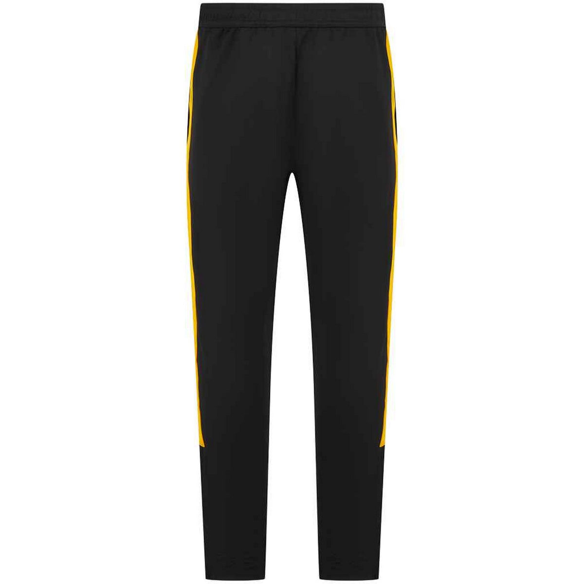 Black-Gold - Front - Finden & Hales Childrens-Kids Tracksuit Bottoms