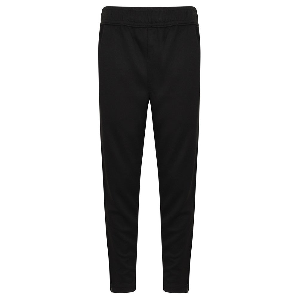 Black - Front - Finden & Hales Childrens-Kids Tracksuit Bottoms