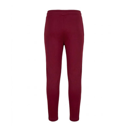 Burgundy - Back - Finden & Hales Childrens-Kids Tracksuit Bottoms