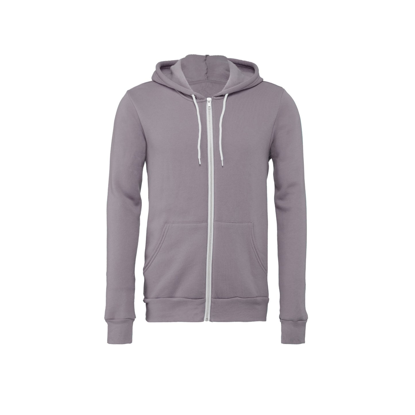 Peach - Pack Shot - Bella + Canvas Unisex Adult Fleece Full Zip Hoodie