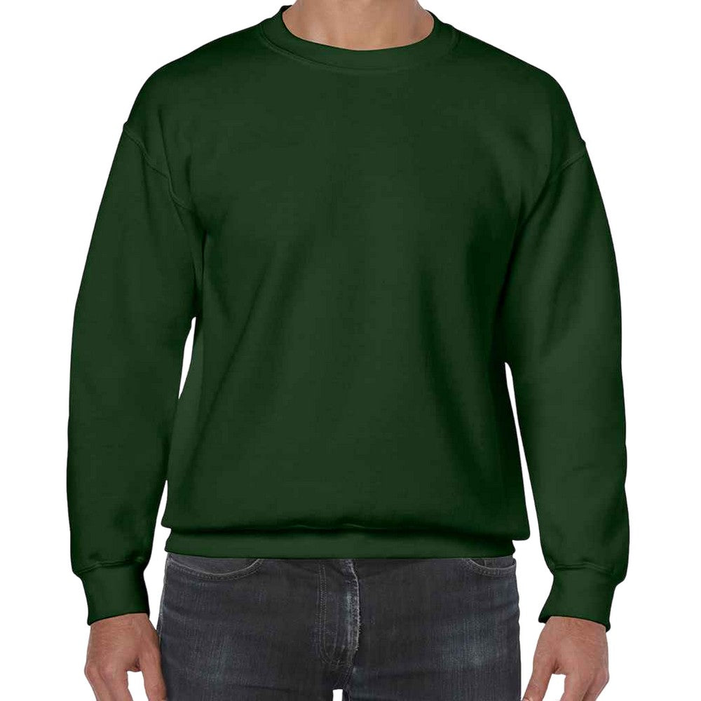 Forest Green - Front - Gildan Mens Heavy Blend Sweatshirt