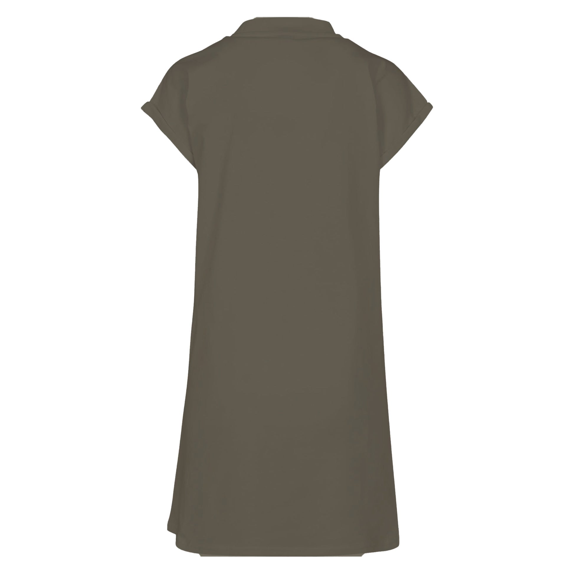 Olive - Back - Build Your Brand Womens-Ladies Casual Dress