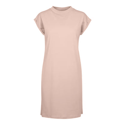 Pink - Front - Build Your Brand Womens-Ladies Casual Dress