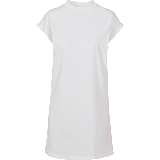 White - Front - Build Your Brand Womens-Ladies Casual Dress