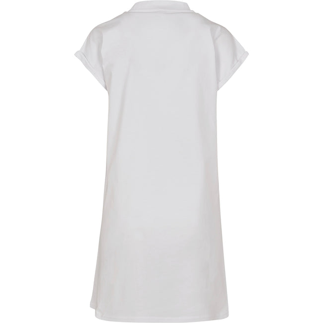 White - Back - Build Your Brand Womens-Ladies Casual Dress