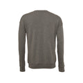 Grey Heather - Back - Bella + Canvas Unisex Adult Fleece Drop Shoulder Sweatshirt