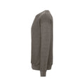 Grey Heather - Side - Bella + Canvas Unisex Adult Fleece Drop Shoulder Sweatshirt