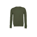 Military Green - Front - Bella + Canvas Unisex Adult Fleece Drop Shoulder Sweatshirt