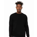 DTG Black - Back - Bella + Canvas Unisex Adult Fleece Drop Shoulder Sweatshirt